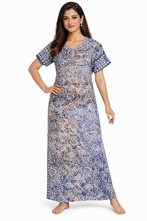 ZAYU Nighty | Authentic Batik Style Print