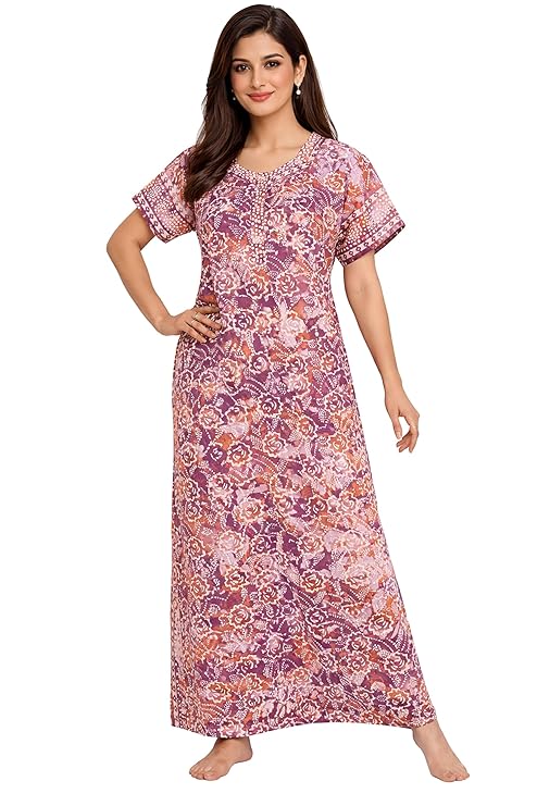 ZAYU Nighty | Authentic Batik Style Print